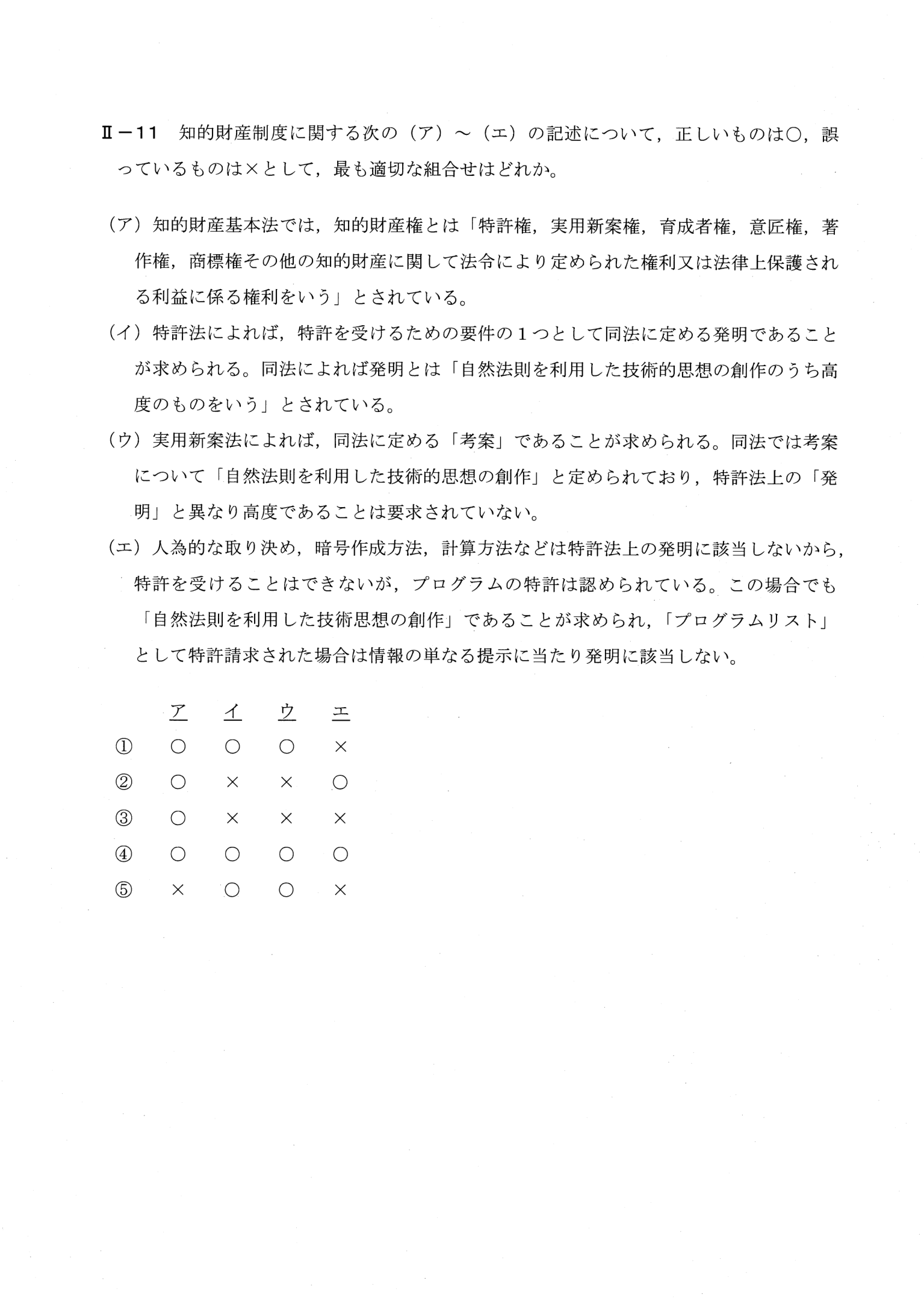 II-11 問題画像